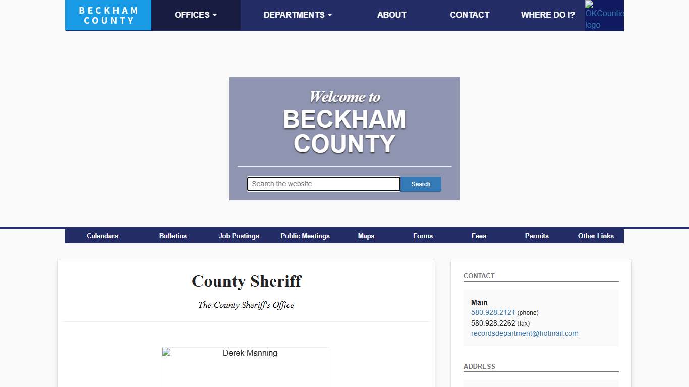County Sheriff